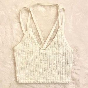 Zara knit crop top
